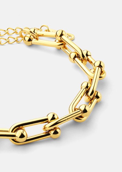 Bracelet - 18k Plaqué or