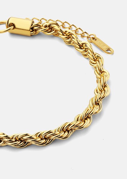 Bracelet Twistad Elegans - 18k Plaqué or