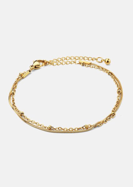 Bracelet Duo - 18k Plaqué or
