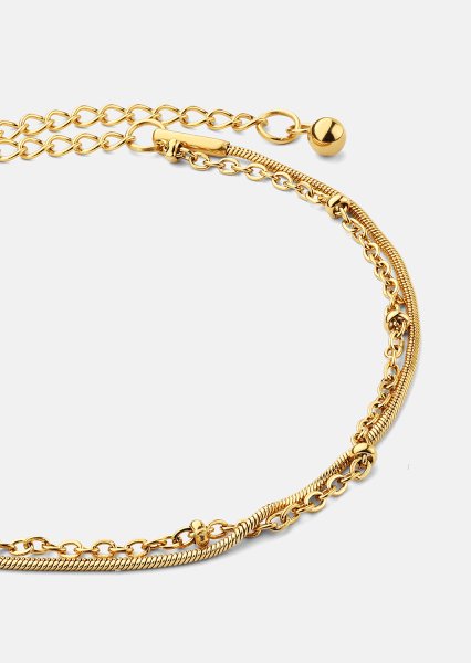 Bracelet Duo - 18k Plaqué or
