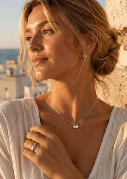Avery Collier – Plaqué argent