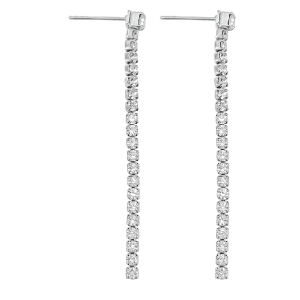 Boucle d'oreille Scala - Plaquée argent