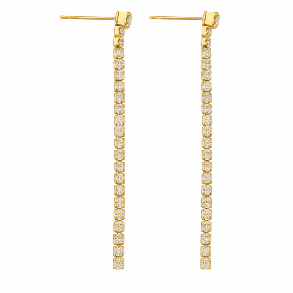 Boucle d'oreille Scala - 18k Plaquée or