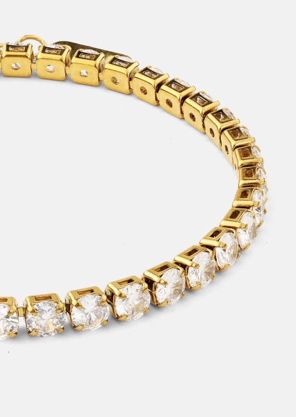 Bracelet Gloria Band 4mm - 18k Plaqué or