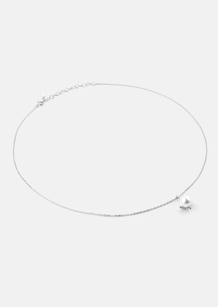 Collier North Pearl - Plaqué argent