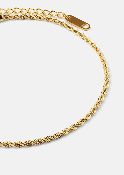 Bracelet Rope – 18k Plaqué or