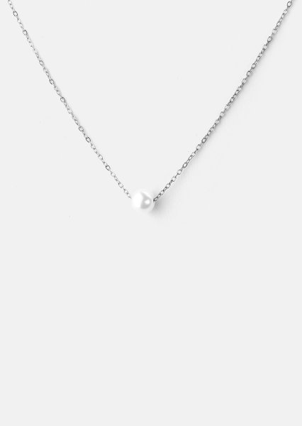 Collier Mini Pearl - Plaqué argent