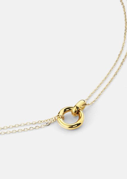 Collier Orbit – 18k Plaqué or