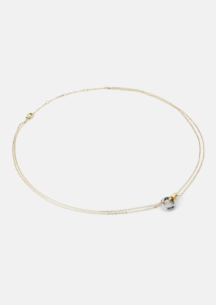 Collier Orbit – Plaqué argent