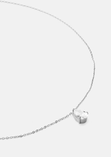 Collier Drop – Plaqué argent