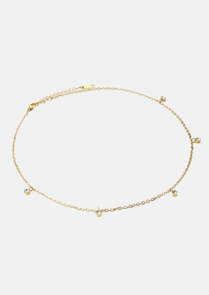 Collier Luna Drops - 18k Plaqué or