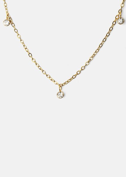 Collier Luna Drops - 18k Plaqué or