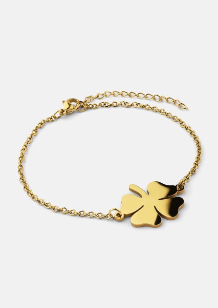 Bracelet Trèfle à Quatre Feuilles – 18k Plaqué or