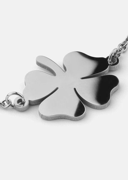 Bracelet Trèfle à Quatre Feuilles – Plaqué argent