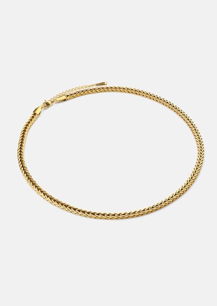 Collier Ember Braid – 18k Plaqué or