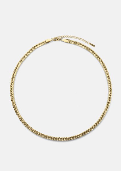 Collier Ember Braid – 18k Plaqué or