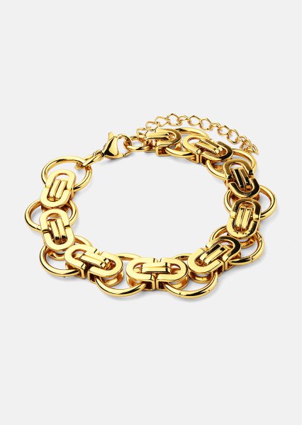 Bracelet Geo Loop - 18k Plaqué or