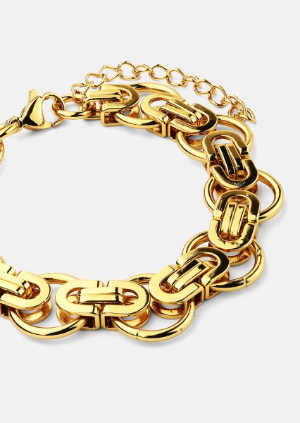 Bracelet Geo Loop - 18k Plaqué or
