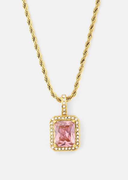 Collier Rose Luxe - 18k Plaqué or