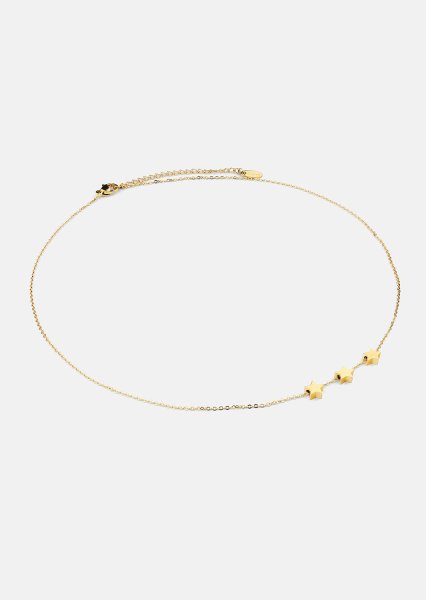 Collier Stjärntrio – 18k Plaqué or