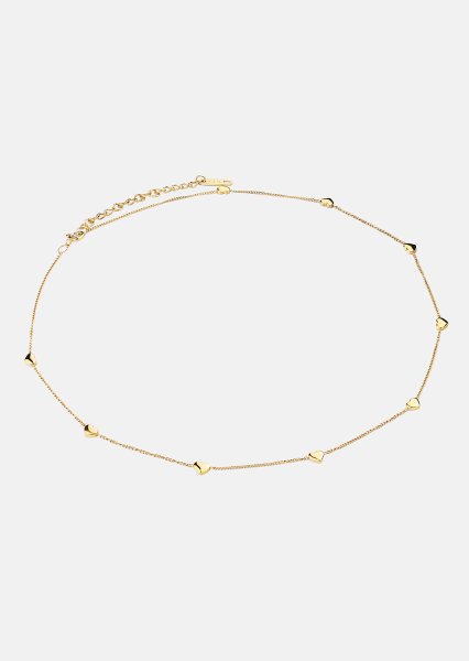 Collier Golden Hearts - 18k Plaqué or