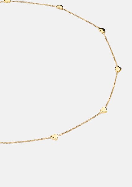 Collier Golden Hearts - 18k Plaqué or