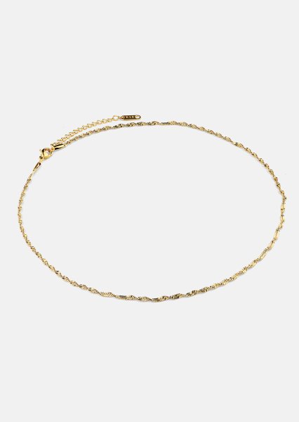 Collier Twistad – 18k Plaqué or