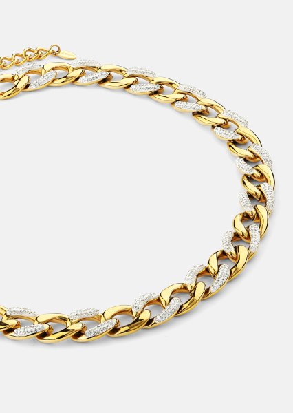 Collier Cuban Shine - 18k Plaqué or