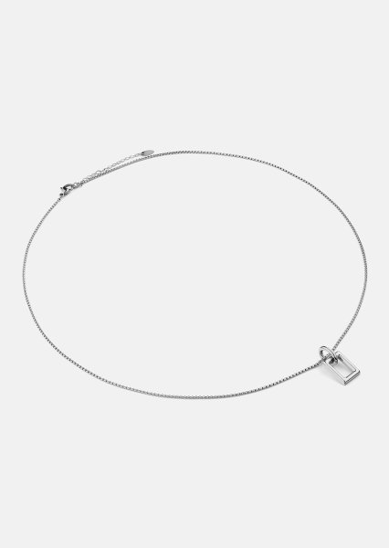 Collier Geometrisk Grace – Plaqué argent