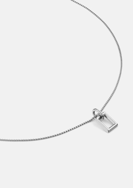 Collier Geometrisk Grace – Plaqué argent