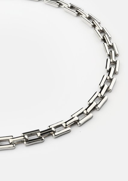 Collier Chain Link – Plaqué argent