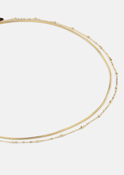 Collier Duo Grace – 18k Plaqué or