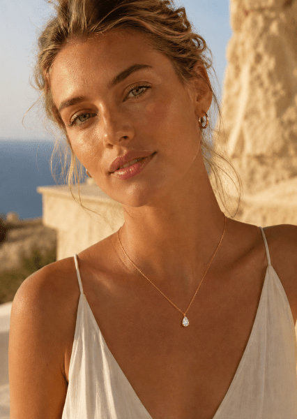 Collier Drop – 18k Plaqué or