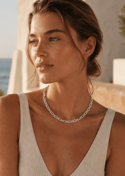 Bracelet Luxe Link - Plaqué argent