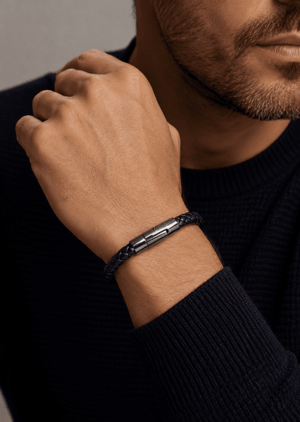Bracelet en cuir Noble Weave