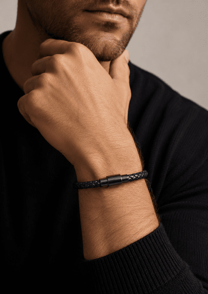 Bracelet en cuir Silvan Edge
