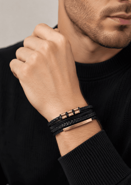 Bracelet en cuir Titan Braids