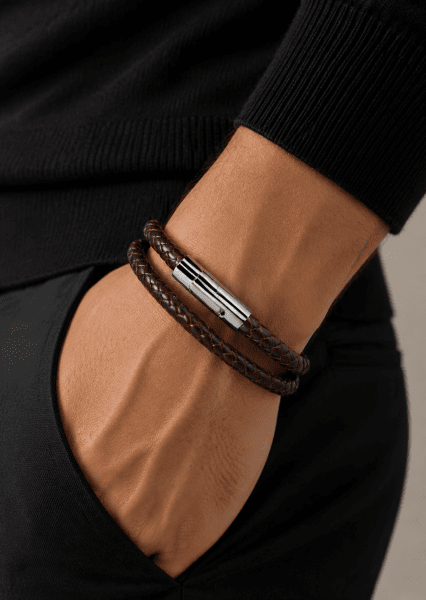 Bracelet en cuir Titan Knot