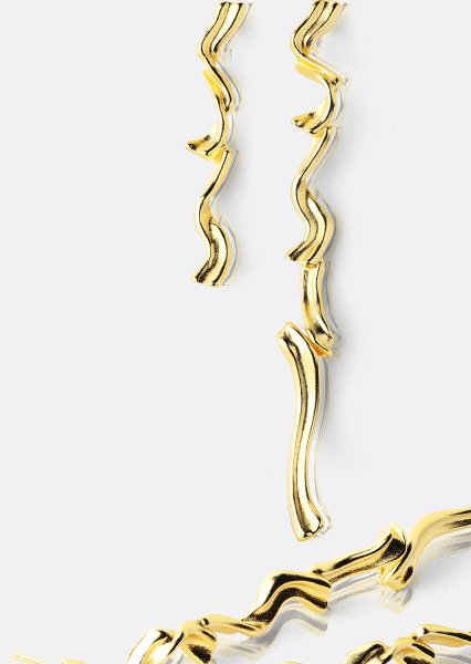 Boucle d’oreille Flow - 18k Plaquée or