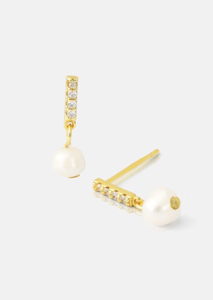 Lacona Boucle d'oreille - 18k Plaquée or