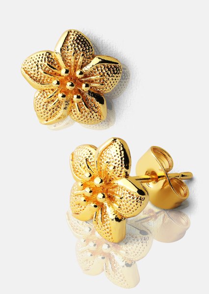 Boucle d’oreille Flores - 18k Plaquée or