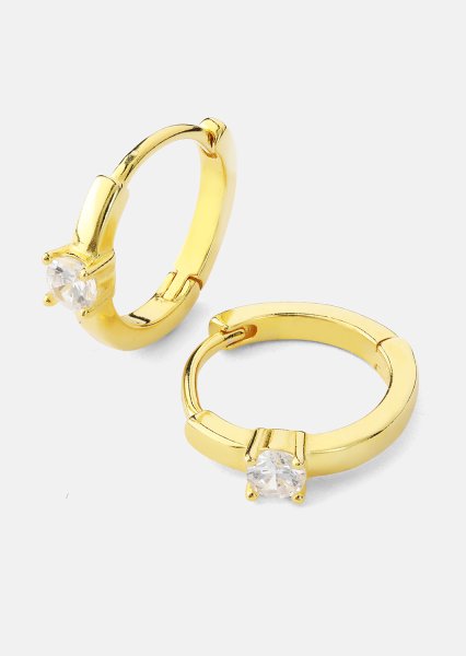 Boucle d'oreille Solace - Plaqué or 18k