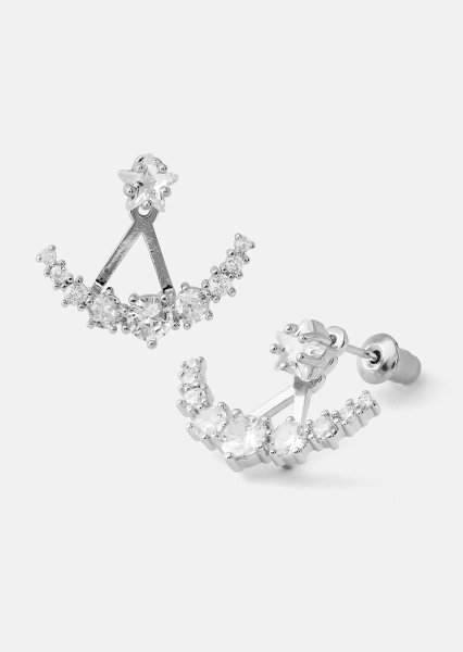 Boucle d'oreille Glimra - Plaquée argent
