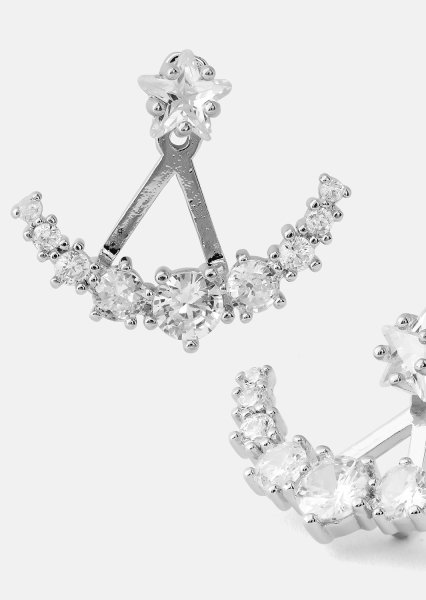 Boucle d'oreille Glimra - Plaquée argent