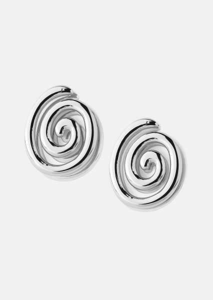 Resin Boucle d'oreille - Plaquée argent