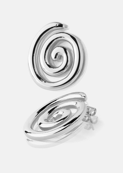 Resin Boucle d'oreille - Plaquée argent