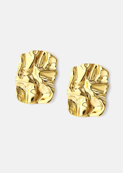 Boucle d’oreille Lava - 18k Plaquée or