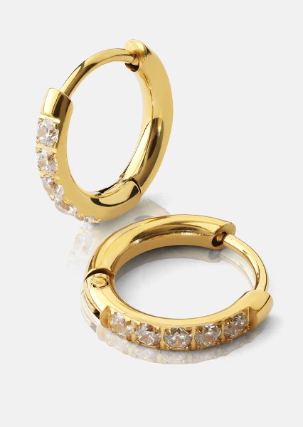 Boucle d’oreille Sparklingers - 18k Plaquée or