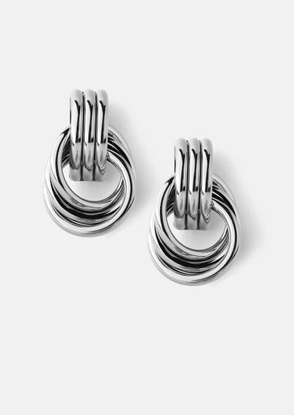 Boucle d'oreille Unity Loop - Plaquée argent