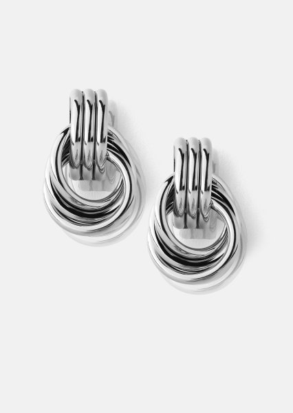Boucle d'oreille Unity Loop - Plaquée argent